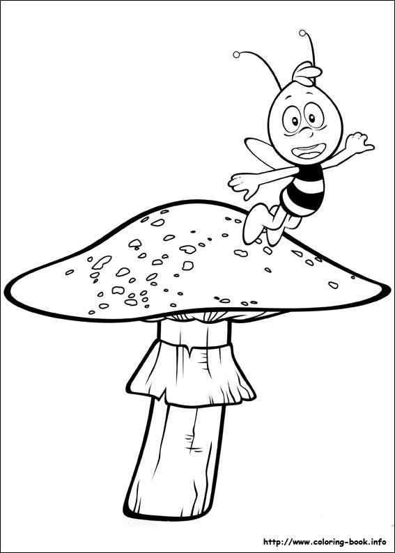 Maya the Bee coloring picture